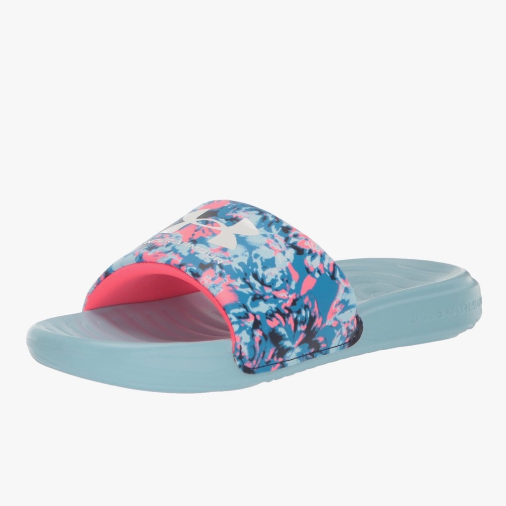 Under Armour sandals Unisex-Child Ansa Graphic Fixed Strap Slide. Size 4 Y